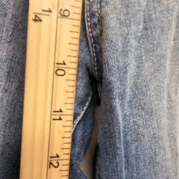 STS Blue Jean Womens 29 Blue Christy Tapered Crop High Rise Distressed EC3118JA1 - Picture 9 of 16